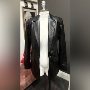 Nine West Blazer pleather Jacket